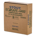 Load image into Gallery viewer, Ecosafe-6400 Bags, 13 Gal, 0.85 Mil, 24" X 30", Green, 45/box