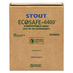 Load image into Gallery viewer, Ecosafe-6400 Bags, 32 Gal, 0.85 Mil, 33" X 48", Green, 50/box