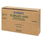 Load image into Gallery viewer, Ecosafe-6400 Bags, 64 Gal, 0.85 Mil, 48" X 60", Green, 30/box