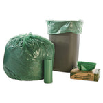 Load image into Gallery viewer, Controlled Life-cycle Plastic Trash Bags, 33 Gal, 1.1 Mil, 33" X 40", Green, 40/box