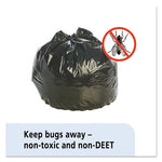 Load image into Gallery viewer, Insect-repellent Trash Bags, 35 Gal, 2 Mil, 33" X 45", Black, 80/box