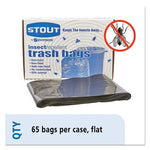 Load image into Gallery viewer, Insect-repellent Trash Bags, 55 Gal, 2 Mil, 37" X 52", Black, 65/box