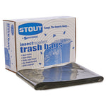 Load image into Gallery viewer, Insect-repellent Trash Bags, 45 Gal, 2 Mil, 40" X 45", Black, 65/box