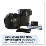 Load image into Gallery viewer, Total Recycled Content Plastic Trash Bags, 30 Gal, 1.3 Mil, 30" X 39", Brown/black, 100/carton