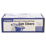 Load image into Gallery viewer, Total Recycled Content Plastic Trash Bags, 60 Gal, 1.5 Mil, 36" X 58", Brown/black, 100/carton