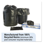 Load image into Gallery viewer, Total Recycled Content Plastic Trash Bags, 65 Gal, 1.5 Mil, 50" X 51", Brown/black, 100/carton