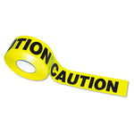 Load image into Gallery viewer, Caution Barricade Safety Tape, 3" X 1,000 Ft, Black/yellow