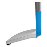 Load image into Gallery viewer, Adjusta-tape Crowd Control Stanchion Base Only, Polished Aluminum, 14" Diameter, Silver, 2/box