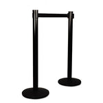 Load image into Gallery viewer, Adjusta-tape Crowd Control Posts Only, Steel, 40" High, Black, 2/box