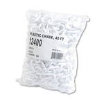 Load image into Gallery viewer, Crowd Control Stanchion Chain, Plastic, 40 Ft, White