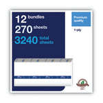 Load image into Gallery viewer, Peakserve Continuous Hand Towel, 1-ply, 7.91 X 8.85, White, 270 Wipes/pack, 12 Packs/carton