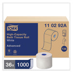 Load image into Gallery viewer, Advanced High Capacity Bath Tissue, Septic Safe, 2-ply, White, 1,000 Sheets/roll, 36/carton