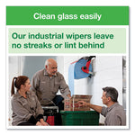 Load image into Gallery viewer, Industrial Paper Wiper, 4-ply, 11 X 15.75, Unscented, Blue, 375 Wipes/roll, 2 Rolls/carton