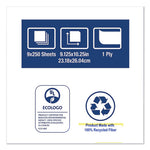 Load image into Gallery viewer, Windshield Towel, One-ply, 9.13 X 10.25, Blue, 250/pack, 9 Pack/carton