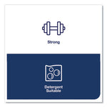 Load image into Gallery viewer, Small Pack Foodservice Cloth, 1-ply, 11.75 X 14.75, Unscented, White With Red Stripe, 50/poly Pack, 4 Packs/carton