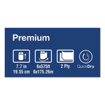 Load image into Gallery viewer, Premium Soft Matic Hand Towel Roll, 2-ply, 7.7 X 575 Ft, White, 704/roll, 6 Rolls/carton