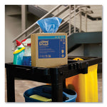 Load image into Gallery viewer, Industrial Paper Wiper, 4-ply, 8.54 X 16.5, Unscented, Blue, 90 Towels/box, 10 Boxes/carton