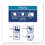 Load image into Gallery viewer, Industrial Paper Wiper, 4-ply, 8.54 X 16.5, Unscented, Blue, 90 Towels/box, 10 Boxes/carton