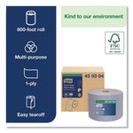 Load image into Gallery viewer, Heavy-duty Paper Wiper, 1-ply, 11.1" X 800 Ft, Blue