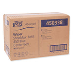 Load image into Gallery viewer, Advanced Shopmax Wiper 450, Centerfeed Refill, 9.9 X 13.1, Blue, 200/roll, 2 Rolls/carton
