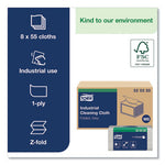 Load image into Gallery viewer, Industrial Cleaning Cloths, 1-ply, 12.6 X 15.16, Gray, 55/pack, 8 Packs/carton