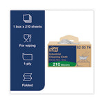 Load image into Gallery viewer, Industrial Cleaning Cloths, 1-ply, 16.34 X 14, Gray, 210 Wipes/box