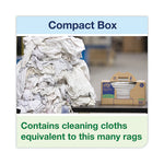 Load image into Gallery viewer, Industrial Cleaning Cloths, 1-ply, 16.34 X 14, Gray, 210 Wipes/box
