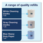 Load image into Gallery viewer, Heavy-duty Cleaning Cloth, 1-ply, 12.6" X 912.2 Ft, White