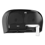 Load image into Gallery viewer, High Capacity Bath Tissue Roll Dispenser For Opticore, 16.62 X 5.25 X 9.93, Black