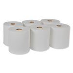 Load image into Gallery viewer, Universal Hand Towel Roll, 1-ply, 7.88" X 800 Ft, White, 6 Rolls/carton