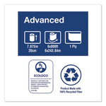 Load image into Gallery viewer, Advanced Hardwound Roll Towel, 1-ply, 7.88" X 800 Ft, White, 6 Rolls/carton