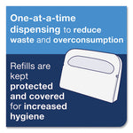 Load image into Gallery viewer, Toilet Seat Cover, Half-fold, 14.5 X 17, White, 250/pack, 20 Packs/carton