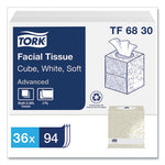 Load image into Gallery viewer, Advanced Facial Tissue, 2-ply, White, Cube Box, 94 Sheets/box, 36 Boxes/carton