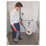 Load image into Gallery viewer, Ergo Toilet Bowl Brush Complete: Wand, Brush Holder And Two Heads, Gray