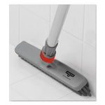 Load image into Gallery viewer, Smartcolor Swivel Corner Brush, Black Polypropylene Bristles, 8.83" Brush, Gray Plastic Handle