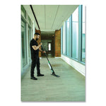 Load image into Gallery viewer, Excella Floor Cleaning Kit, 20" Gray Microfiber Head, 48" To 65" Black/green Handle