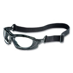 Load image into Gallery viewer, Seismic Sealed Eyewear, Black Polycarbonate Frame, Clear Polycarbonate Lens
