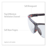 Load image into Gallery viewer, Genesis Safety Eyewear, Black Nylon Frame, Clear Polycarbonate Lens