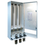 Load image into Gallery viewer, Coin-operated Soap Vender, 3-column, 16.25 X 9.5 X 37.75, White/blue