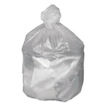 Load image into Gallery viewer, Waste Can Liners, 56 Gal, 14 Mic, 43" X 46", Natural, 20 Bags/roll, 10 Rolls/carton
