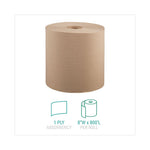 Load image into Gallery viewer, Hardwound Roll Towels, 1-ply, 8" X 800 Ft, Natural, 6 Rolls/carton