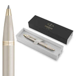 Load image into Gallery viewer, Personalized Parker IM Ballpoint Pen, Engraved Champagne Monochrome Luxury Gift