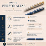 Load image into Gallery viewer, Custom Engraved Parker IM Rollerball Pen | Personalized Gift Box