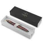 Load image into Gallery viewer, Personalized Parker IM Ballpoint Pen: Engraved Burgundy Monochrome Luxury Gift