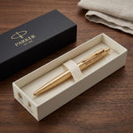 Load image into Gallery viewer, Personalized Parker Jotter XL Monochrome Ballpoint Pen Gold Pen Custom Engraved Luxury Gift for Men Women Mom Dad Graduation Birthday
