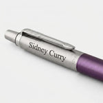 Load image into Gallery viewer, Engraved Parker Jotter Ballpoint Pen: Violet Gift Boxed Luxury Gift for Him & Her, Doctor, Wedding, Anniversary, Graduation