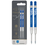 Load image into Gallery viewer, Genuine Parker Gel Ink Refills: Blue & Black, 0.7mm Medium Tip (2 Pack)