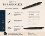 Load image into Gallery viewer, Personalized Parker Jotter XL Matte Black Ballpoint Pen, Laser Engraved Gift Box