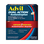 Load image into Gallery viewer, Dual Action With Acetaminophen And Ibuprofen Caplets, 50 Packets Of 2 Caplets