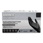 Load image into Gallery viewer, Nitrile Exam Gloves, Powder-free, 3 Mil, Medium, Black, 100/box, 10 Boxes/carton
